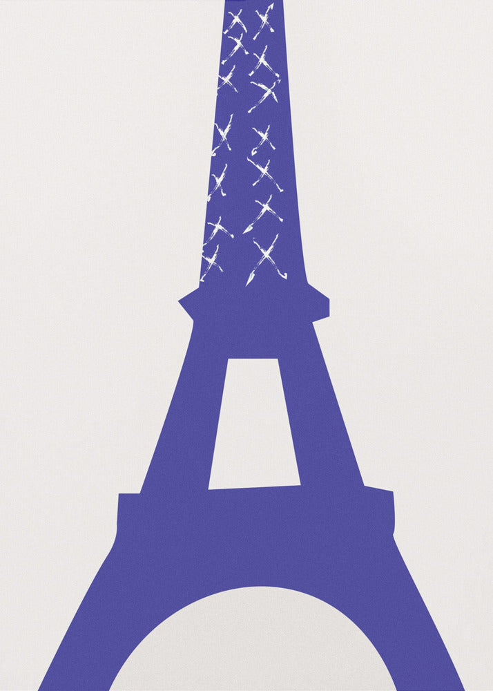 Eiffel Bleu | Leinwand