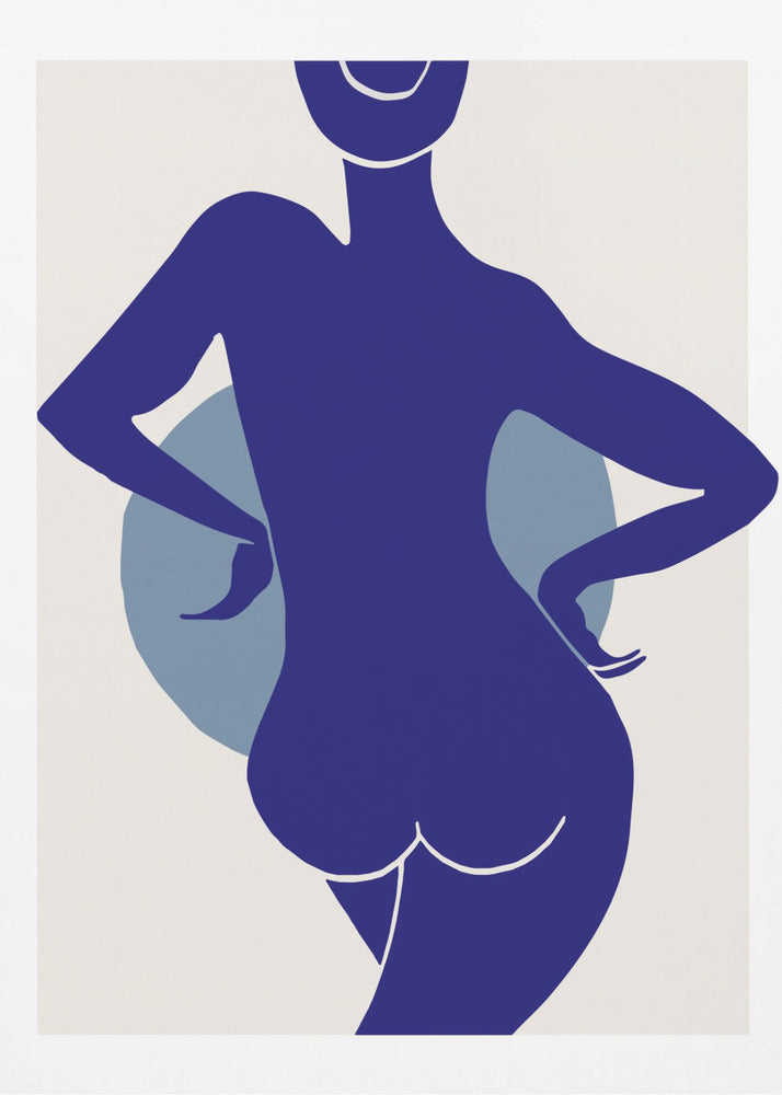 Femme Bleu | Leinwand