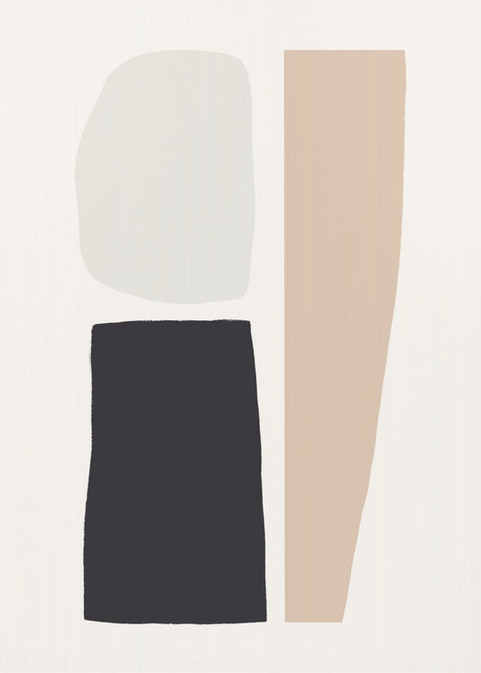 Drei geometrische Formen | Poster