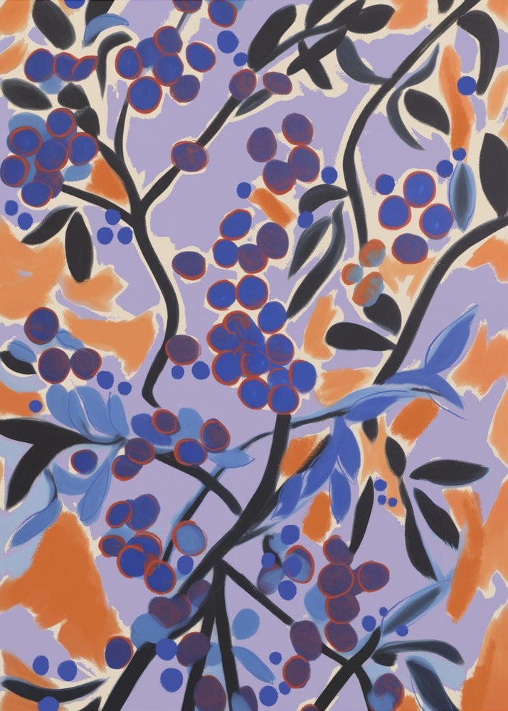 Vibrant Berry Dance | Poster