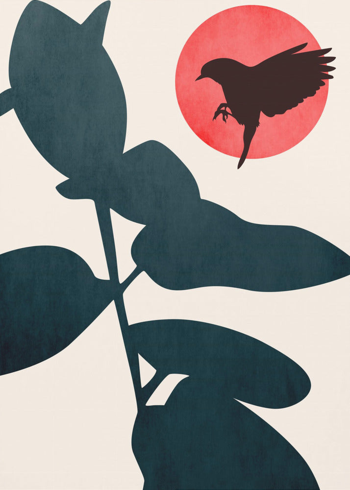 Japanischer Vogel | Poster