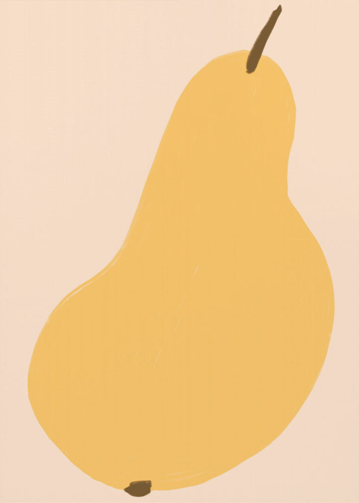 Golden Pear Still | Leinwand