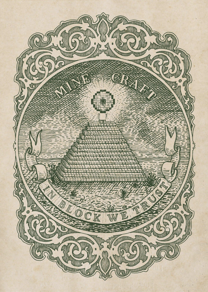 In Block We Trust | Leinwand