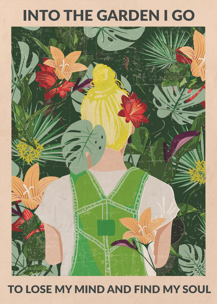 In den Garten (blond) | Leinwand