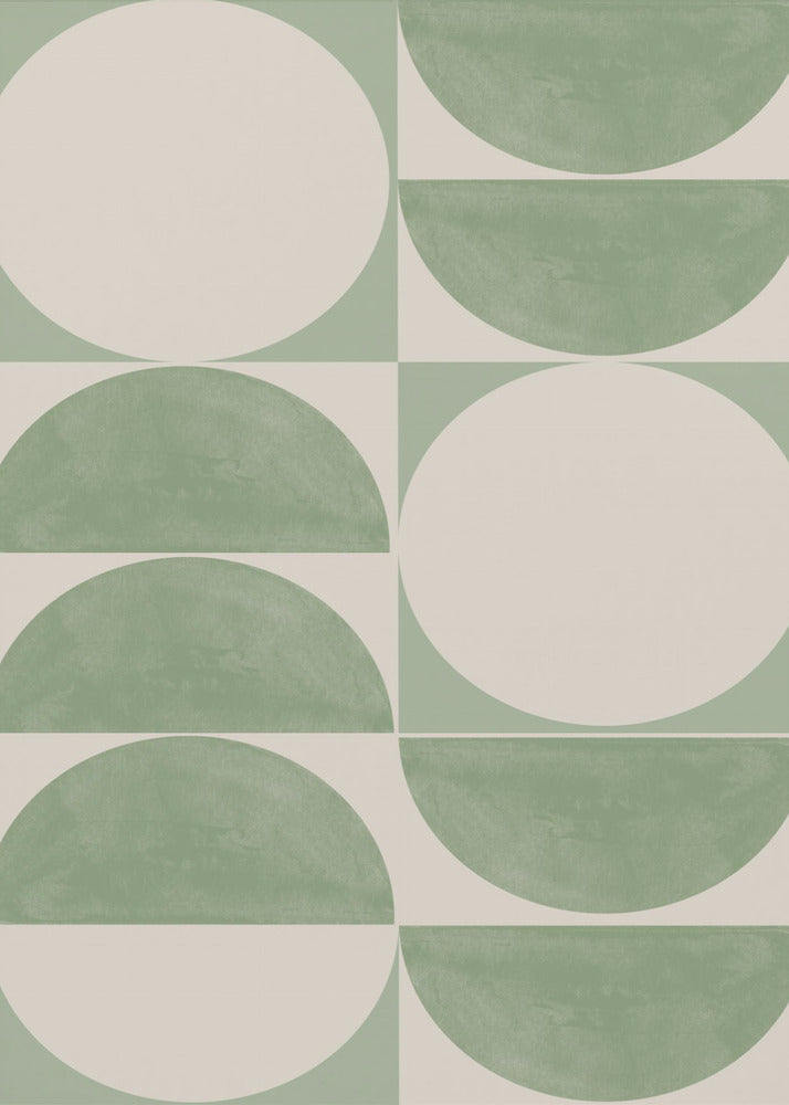 Geometrie in Grün | Poster