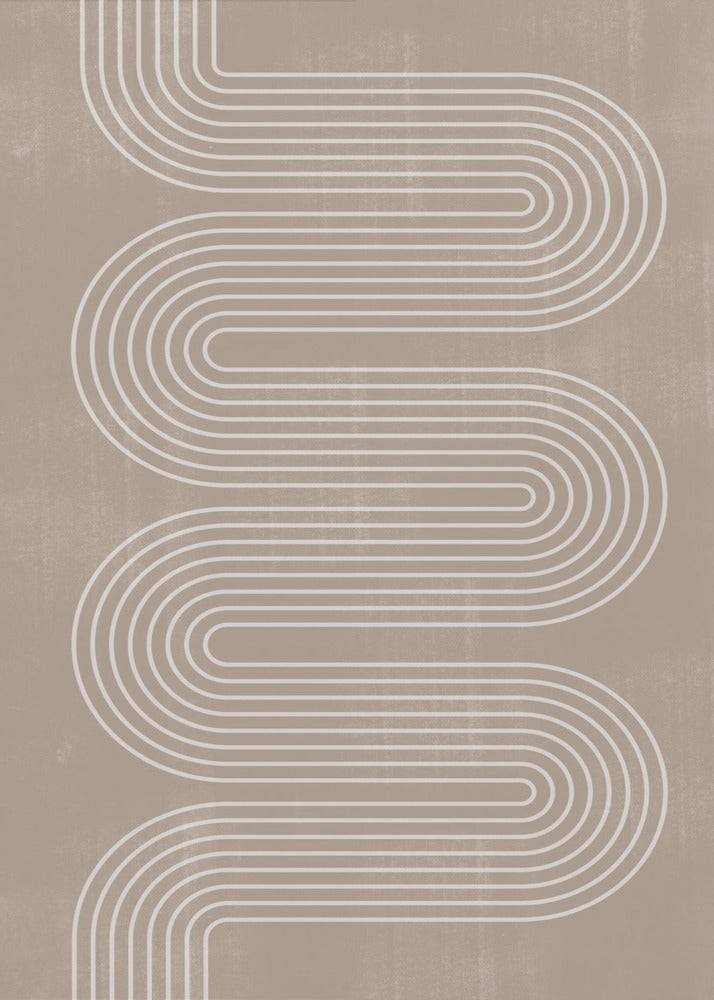 Geschwungene Linienharmonie | Poster