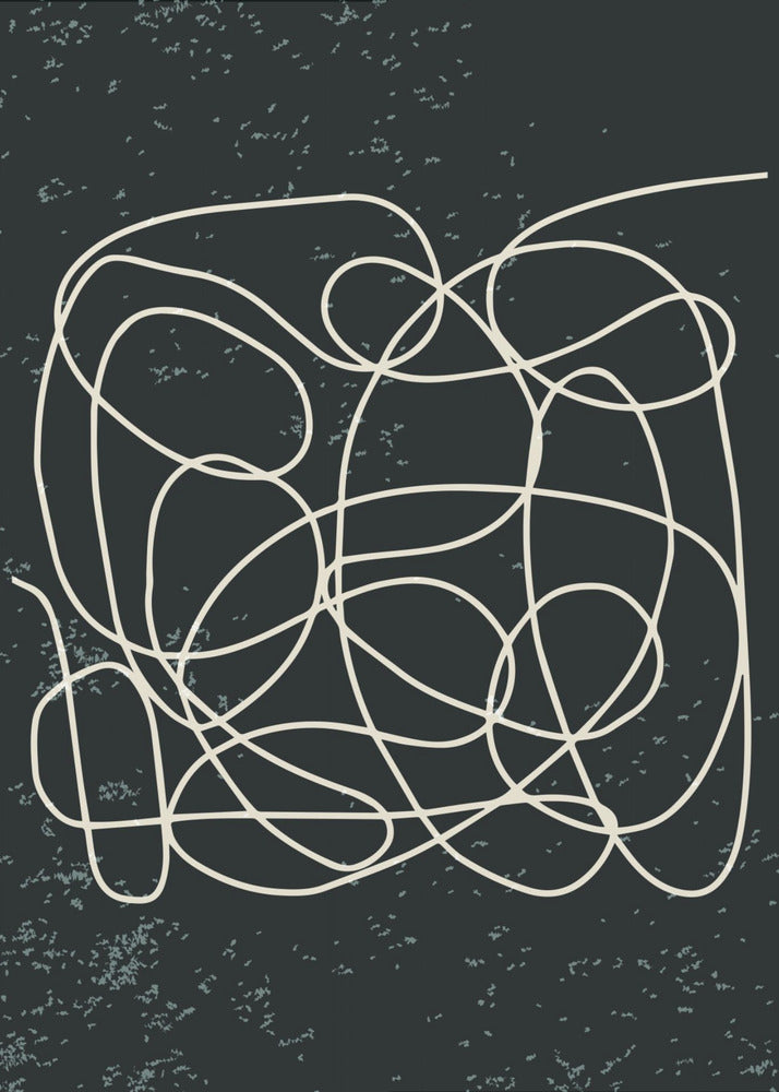 Schwarz-Weiß-Linien #1 | Poster