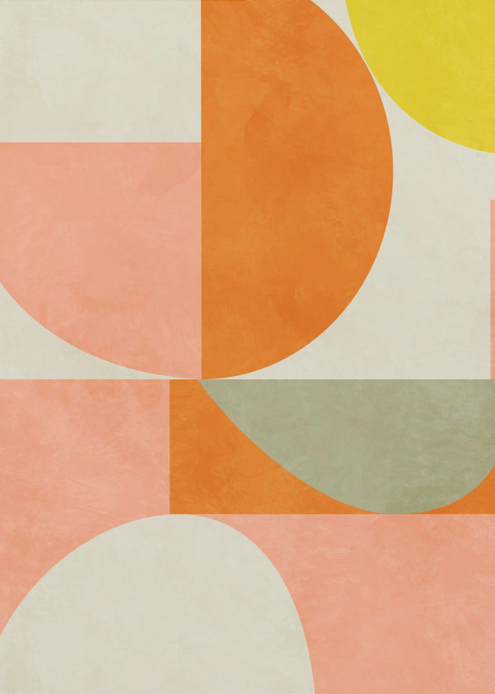 Summer Circles22 3 V | Canvas
