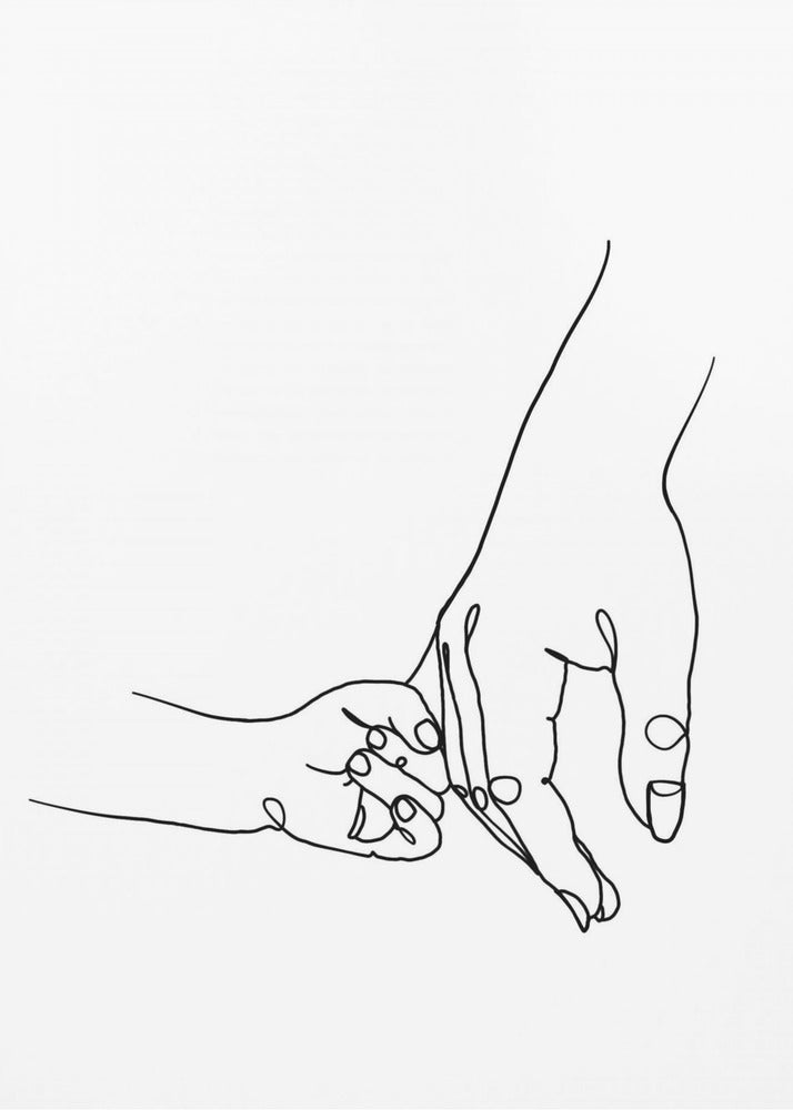 Mutter und Tochter | Leinwand