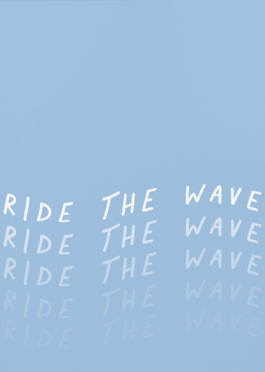 Reite die Welle | Leinwand
