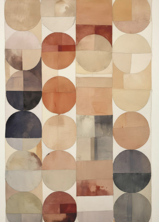 Erdiger geometrischer Fluss | Poster