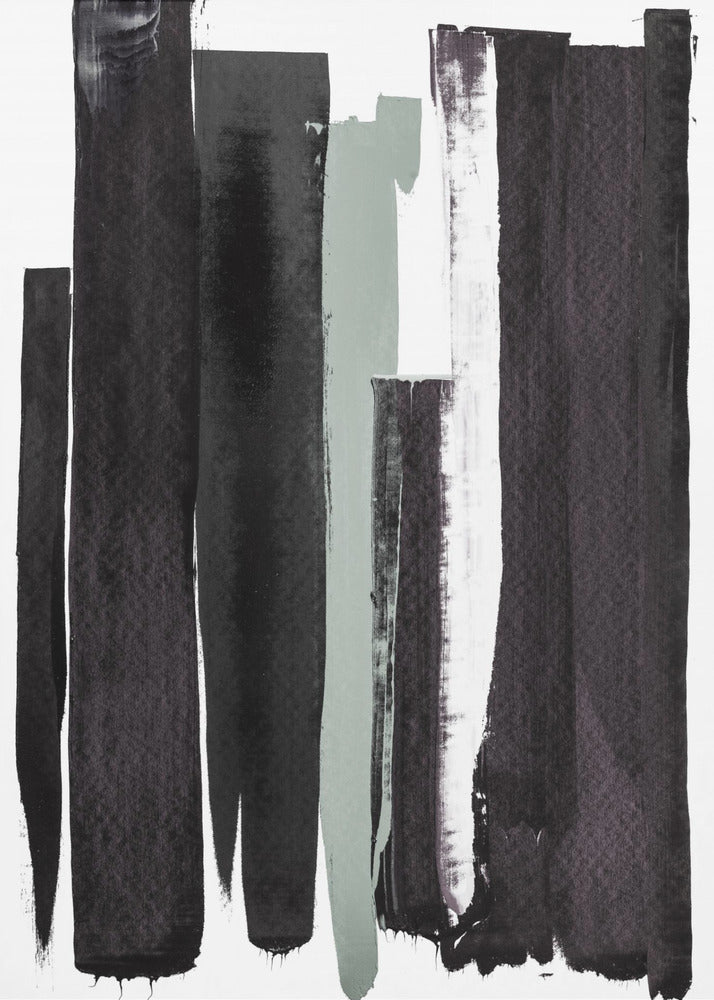 Monochrome Striche | Poster