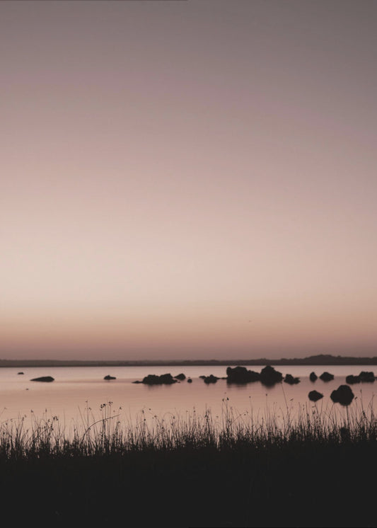Ruhiges Abendwasser | Leinwand