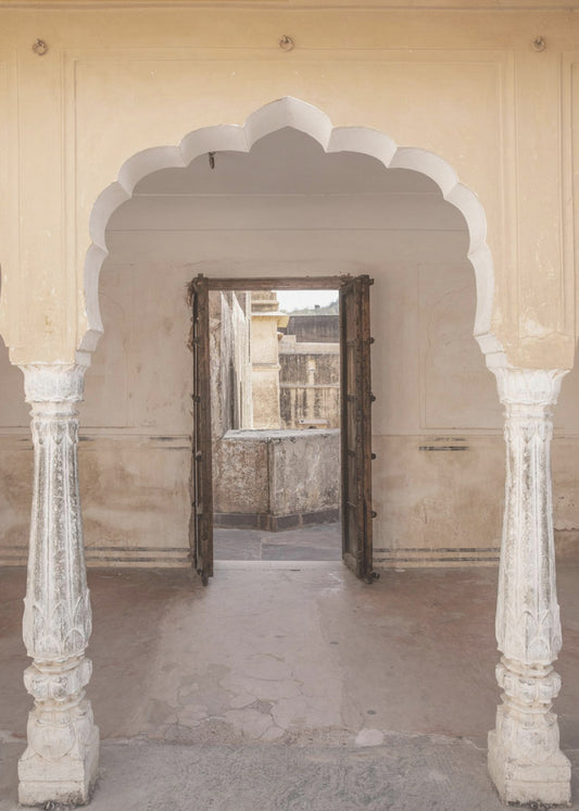 Antiker Torbogen-Ausblick | Poster