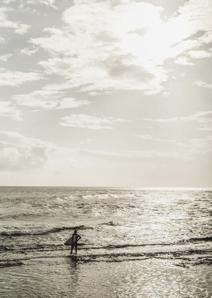 Surfer's Dawn Peace | Leinwand