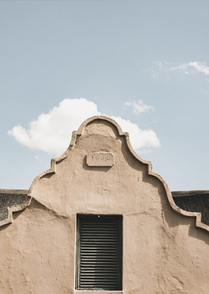 Vintage Gable With An Arched Window | Poster