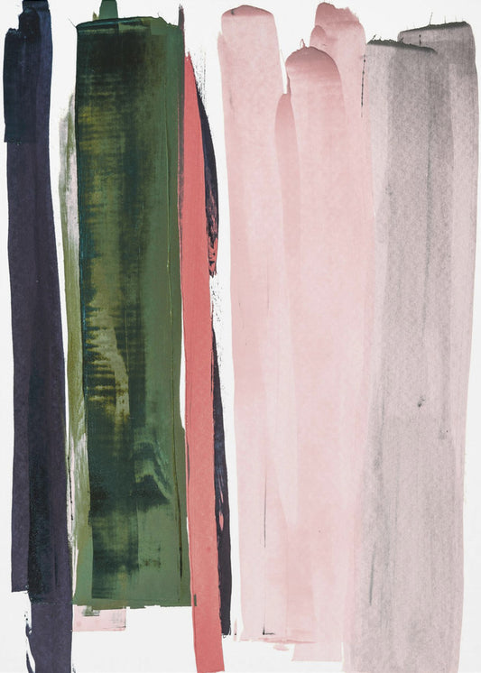 Vertikale Pinselstriche | Poster