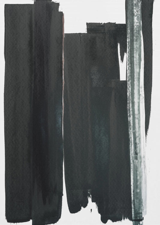 Monochrome Striche | Poster