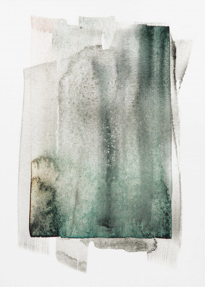 Abstraktes Aquarellgemälde | Leinwand