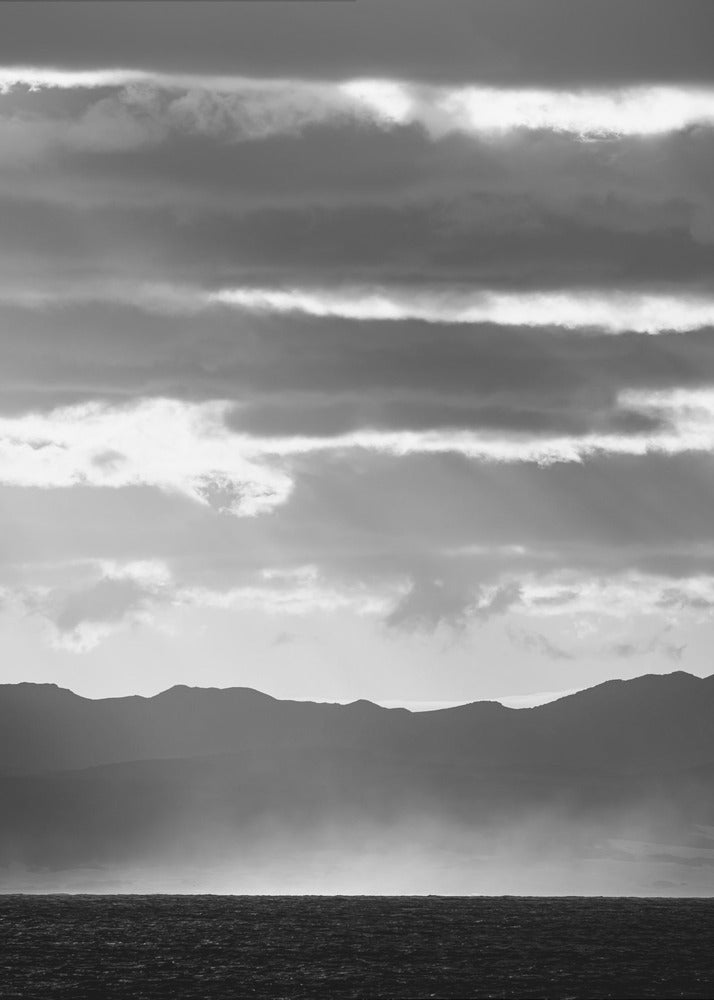 Schwarz-Weiß-Landschaft | Leinwand