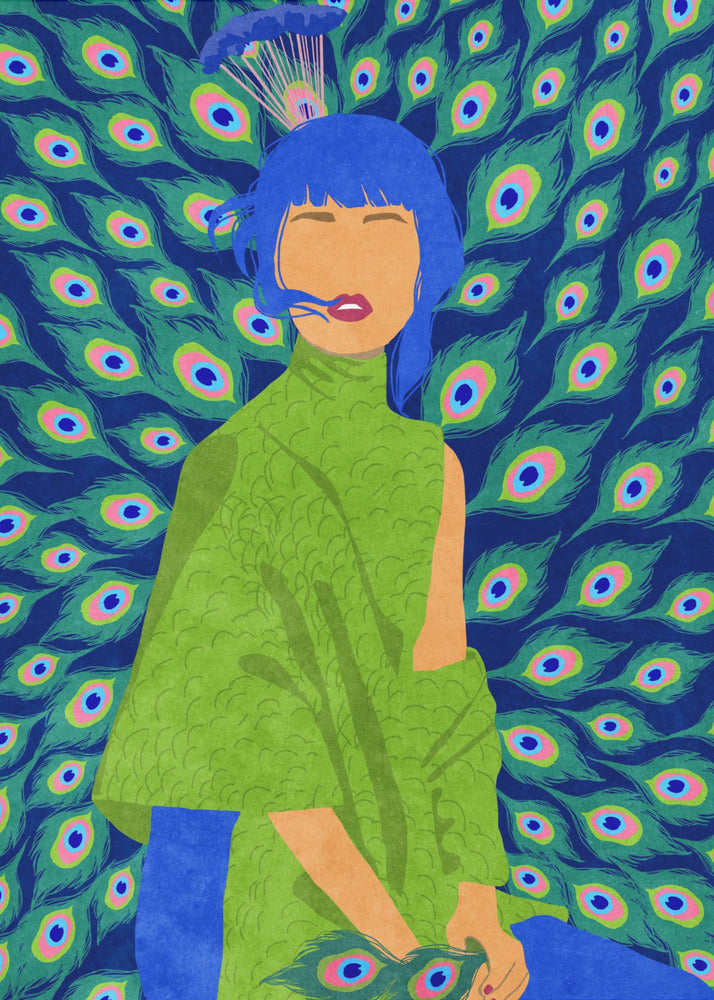 Pfauenfrau | Poster