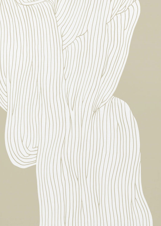 Fließende Linienharmonie | Poster