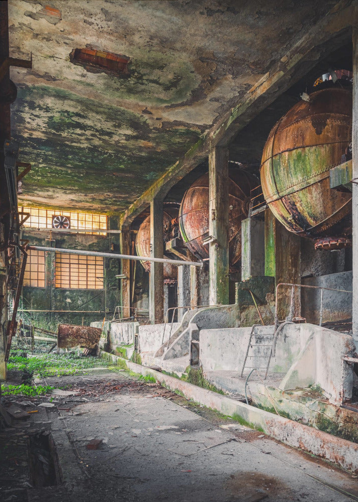 Rusty Industrial Balls | Canvas