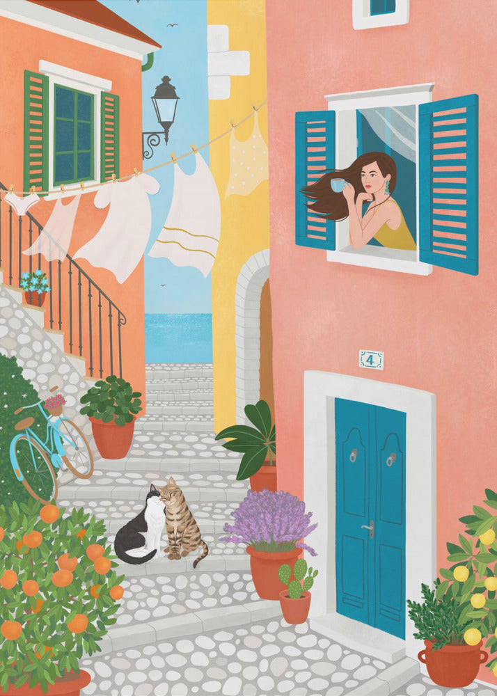 Sonntagmorgen in der Provence | Poster