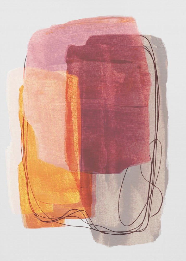 Abstrakte Pinselstriche 51 | Poster