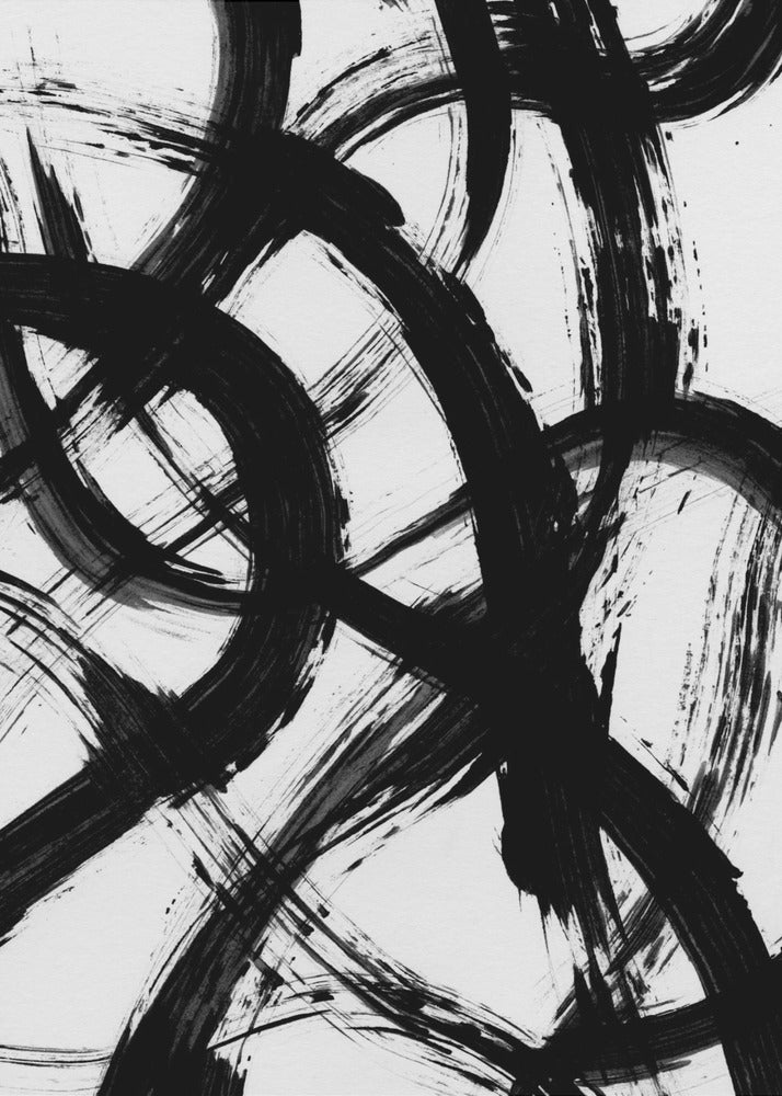 Abstrakte Pinselstriche 98X | Poster