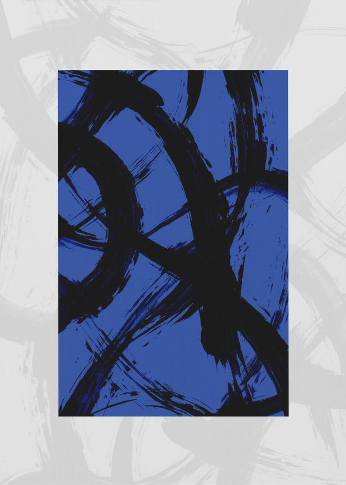 Abstrakte Pinselstriche 98Y | Poster