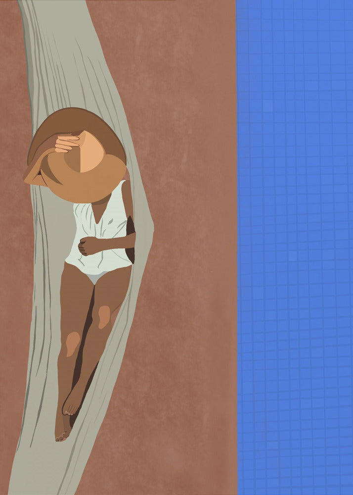 Ruhiger Poolrand | Poster