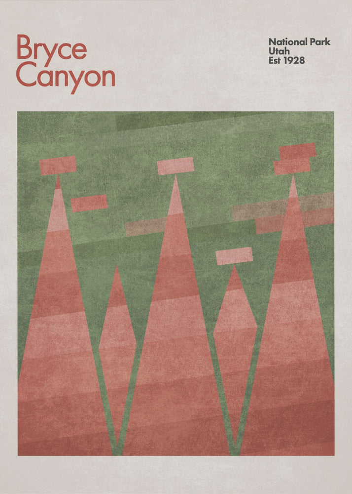 Canyon Geometrie | Poster