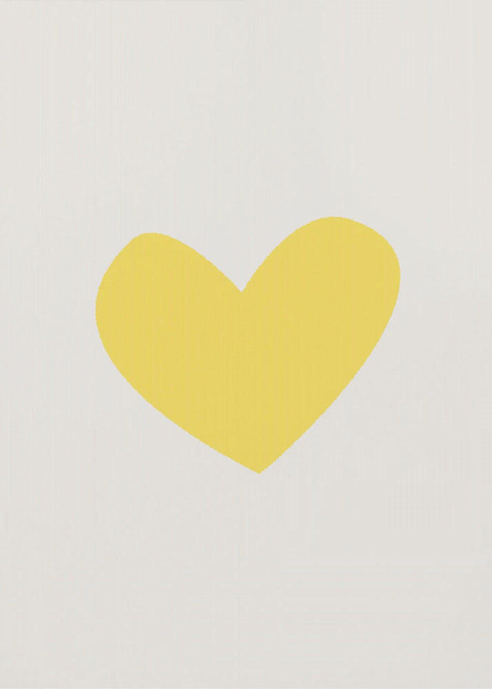 Herz Gelb | Poster