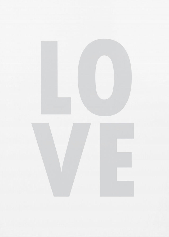 Lovegray2f Oju 2x3 | Canvas