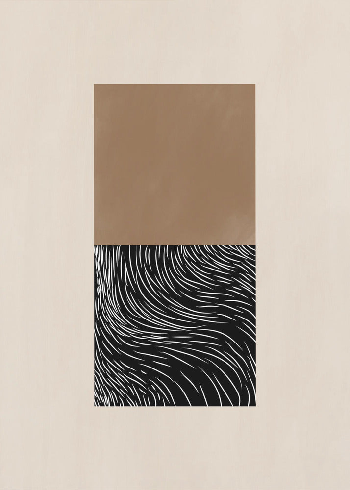 Geometrische und organische Formen | Leinwand