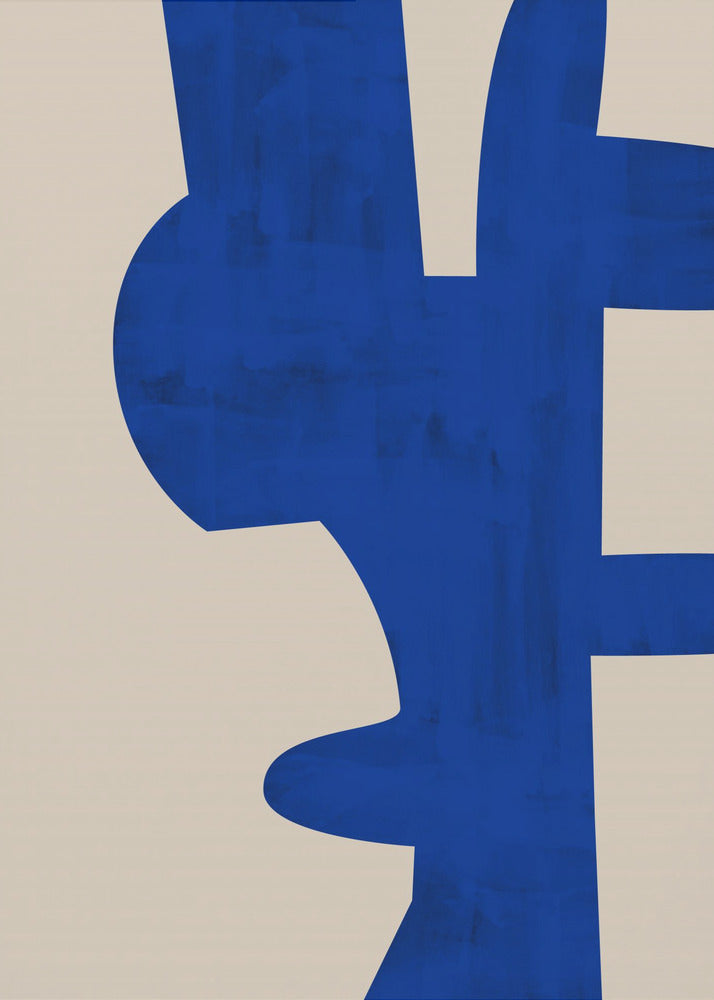 Schatten von Blau | Leinwand