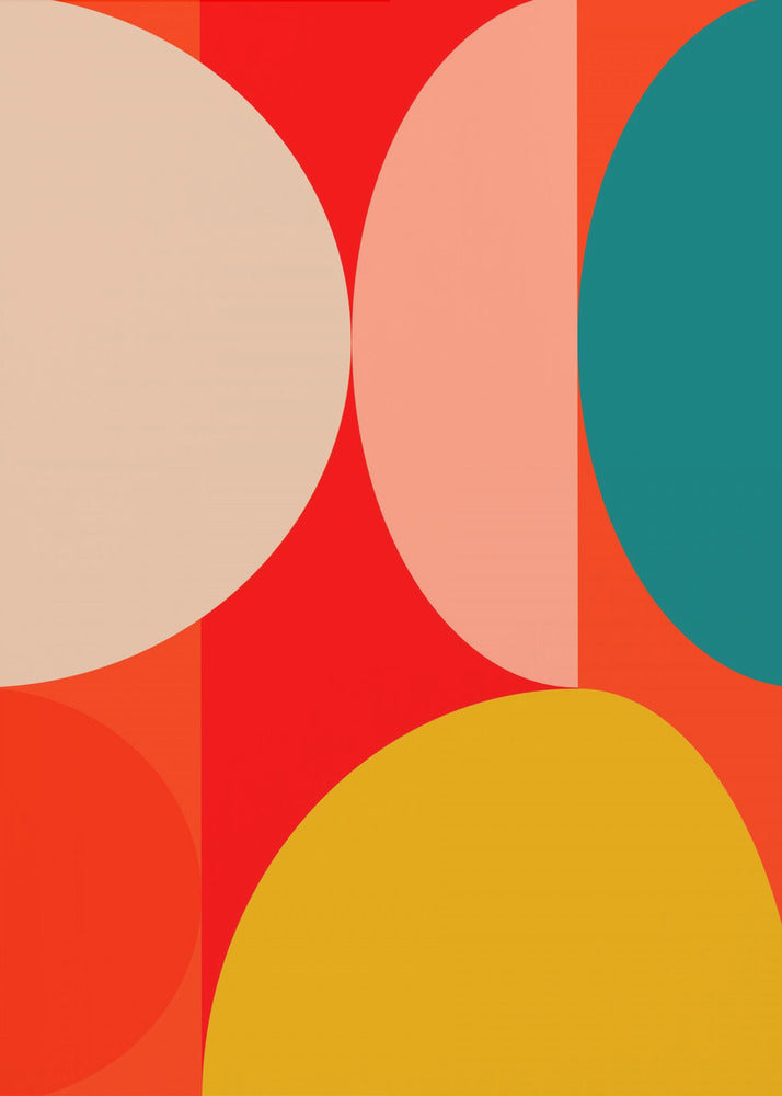 Mid Century Pastel 13 | Canvas