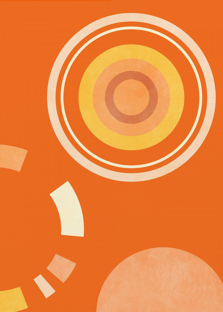 Spring Mid Rhapsody Orange 4 | Canvas