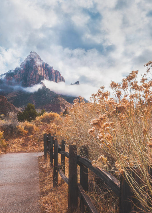Der Weg zum Felsen | Leinwand