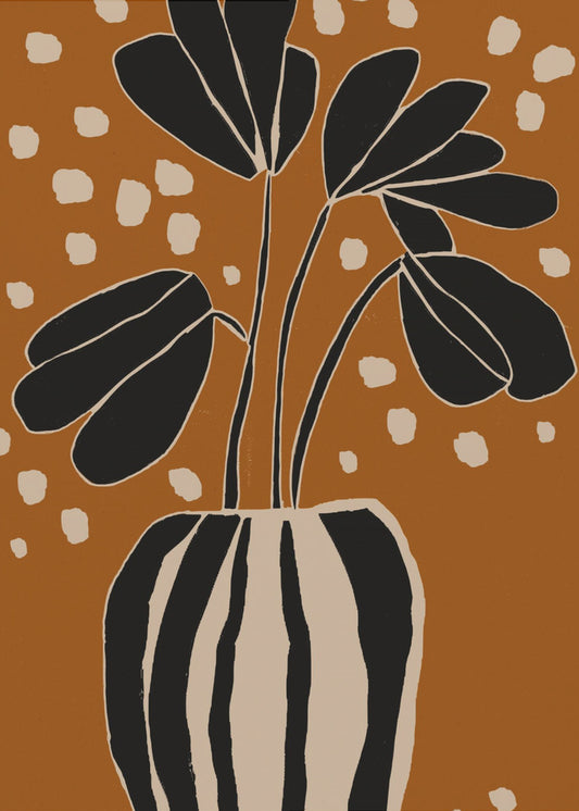 Ockerfarbenes Stillleben Nr. 4 | Poster