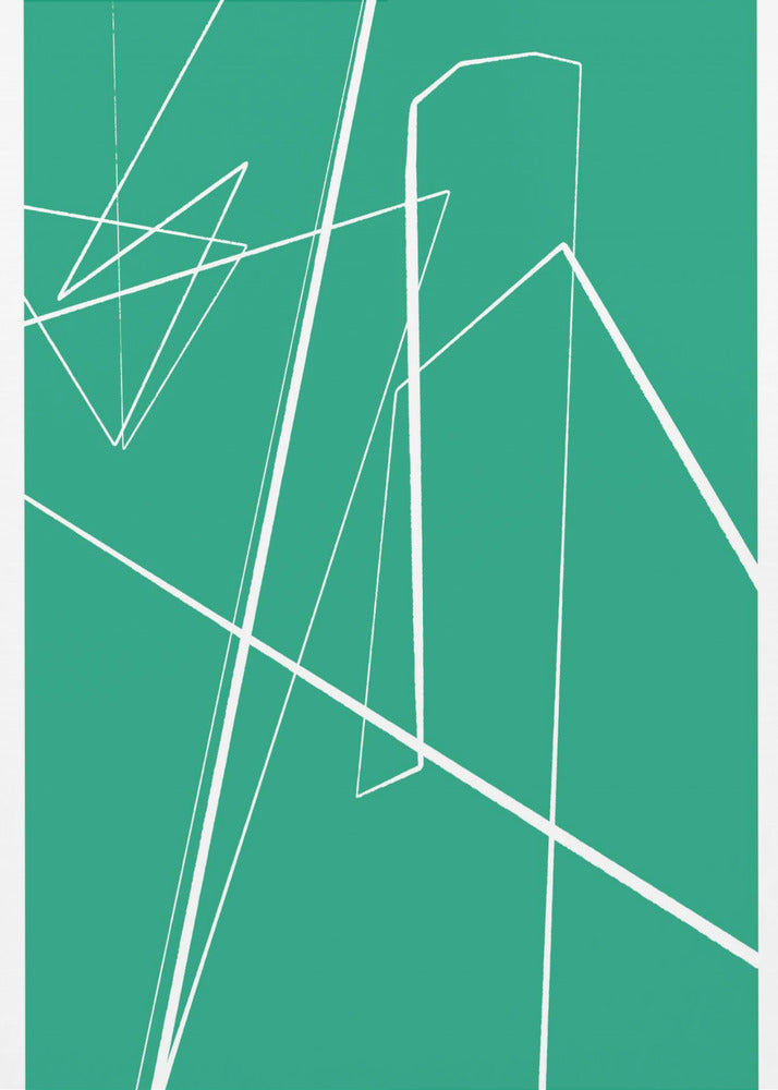 Geometrische Flucht | Leinwand