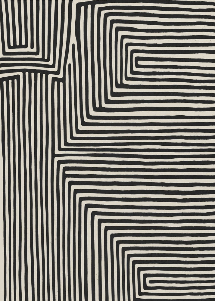 Lineares Labyrinth | Leinwand