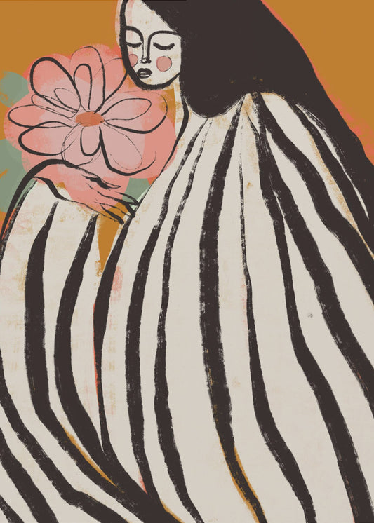 Gestreifte Gelassenheit | Poster