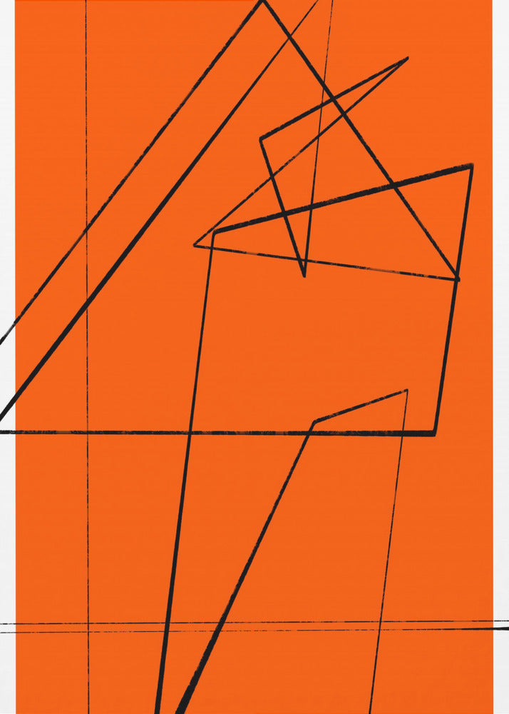 Geometrisches Gewirr | Leinwand