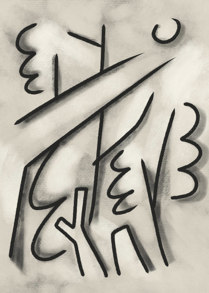 Bold Black Lines | Canvas