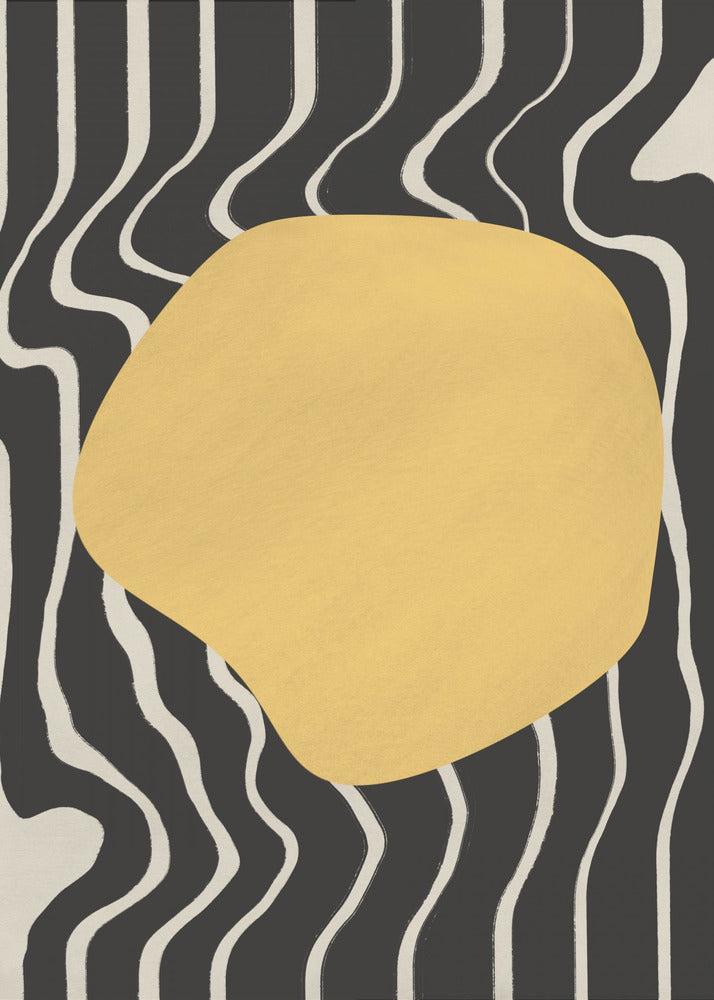 Goldene Wellenharmonie | Poster