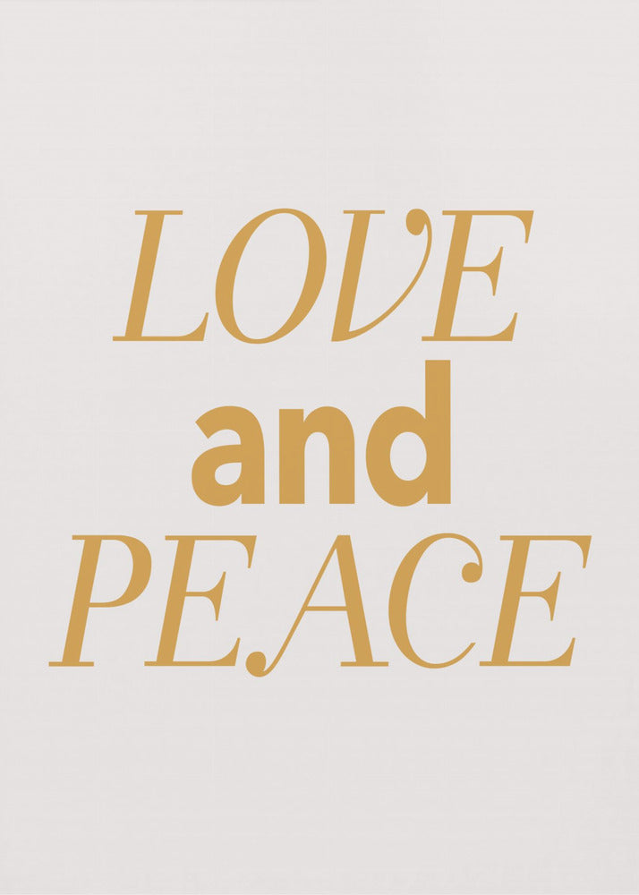 Liebe und Frieden | Poster