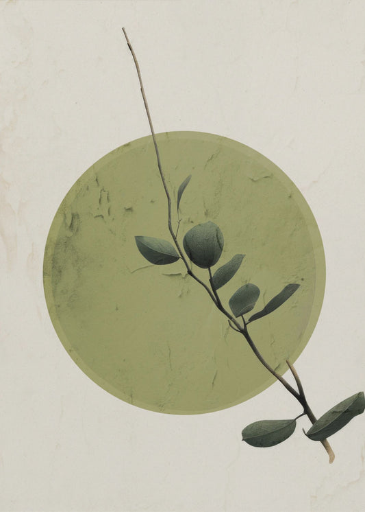 Green Serenity Circle | Poster