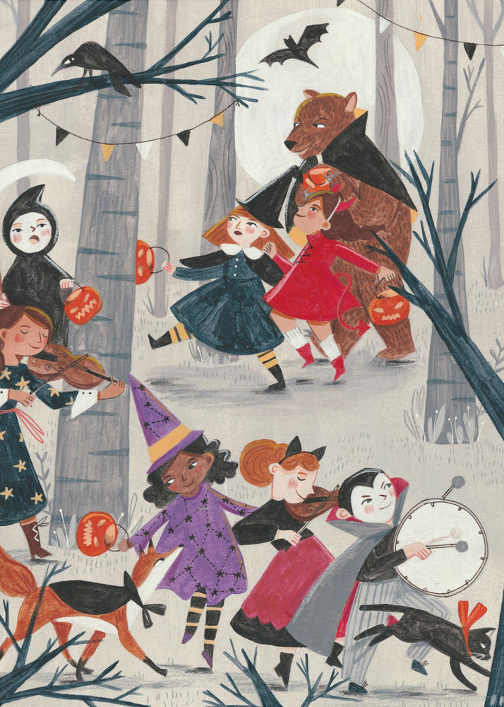 Halloween-Parade | Leinwand